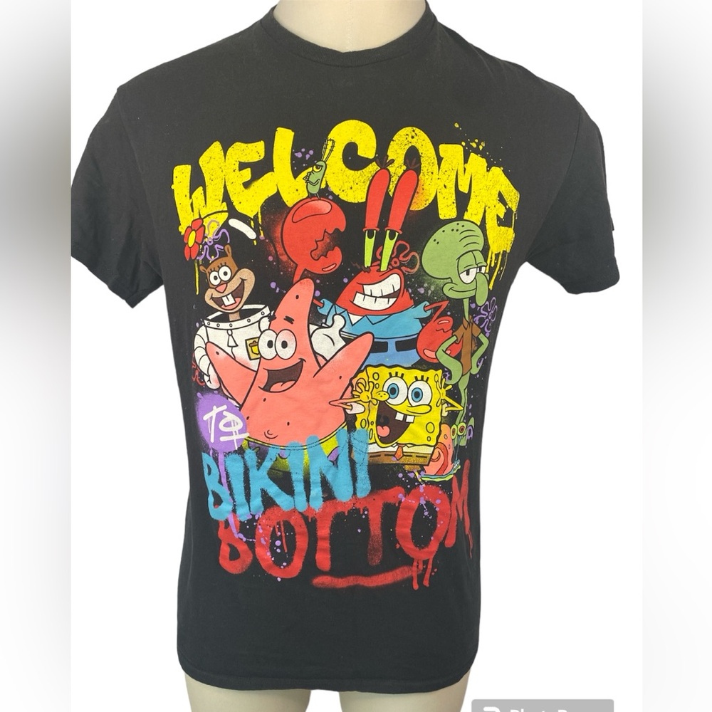 Sponge Bob Square Pants Short Sleeve T Shirt Men’s Large